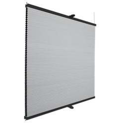 Roleta plisowana plaster miodu steel profil antracytowy