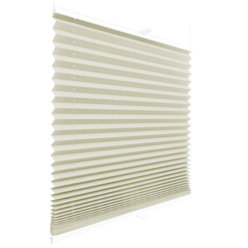 Roleta plisowana termiczna 2079MT ECRU profil Biały