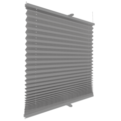 Roleta plisowana termiczna 526MT SZARY profil Srebrny