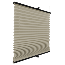 Roleta plisowana termiczna 555MT BEŻ profil Antracytowy