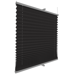 Roleta plisowana termiczna 671MT GRAFIT profil Srebrny