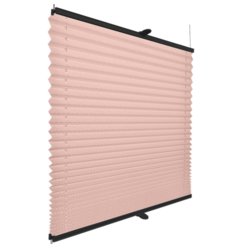 Roleta plisowana termiczna Pink Silver profil Antracytowy