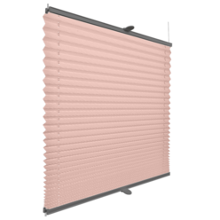 Roleta plisowana termiczna Pink Silver profil Szary