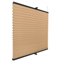 Roleta plisowana termiczna Sand Silver profil Antracytowy