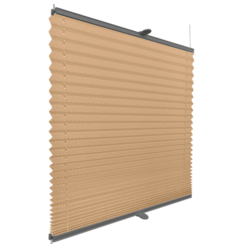 Roleta plisowana termiczna Sand Silver profil Szary