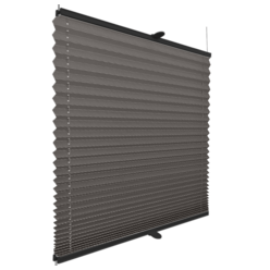 Roleta plisowana termiczna Steel Silver profil Antracytowy