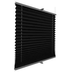 Roleta plisowana zaciemniająca Black profil Srebrny