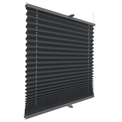 Roleta plisowana zaciemniająca Graphite profil Srebrny