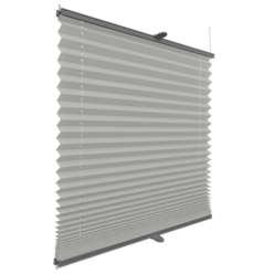 Roleta plisowana zaciemniająca Pearl profil Srebrny