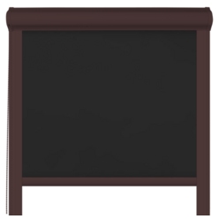 Roleta termiczna w kasecie aluminiowej Black Silver