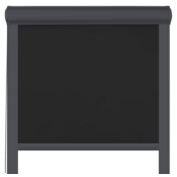 Roleta termiczna w kasecie aluminiowej Black Silver