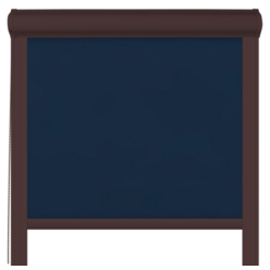 Roleta termiczna w kasecie aluminiowej Navy Silver