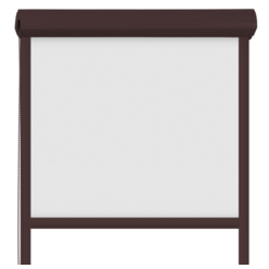 Roleta termiczna w kasecie PCV White Silver