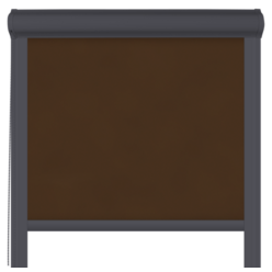 Roleta zaciemniająca w kasecie aluminiowej Wenge