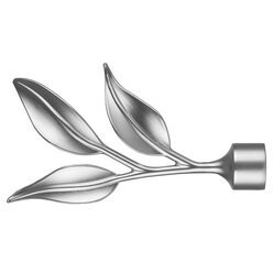 Zakończenie do karnisza fi 19 Bawaro chrom mat - 2szt