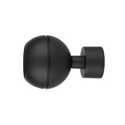 Zakończenie do karnisza fi 19 Kula Optic czarny mat - 2szt