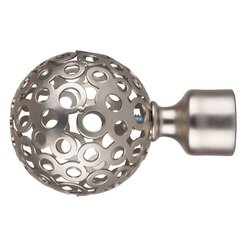 Zakończenie do karnisza fi 19 Moon chrom mat - 2szt