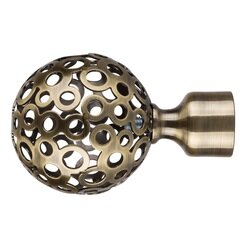 Zakończenie do karnisza fi 19 Moon złoto antyk - 2szt